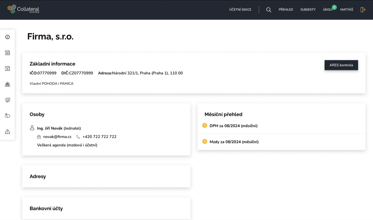 Collateral - Digital Accounting Platform